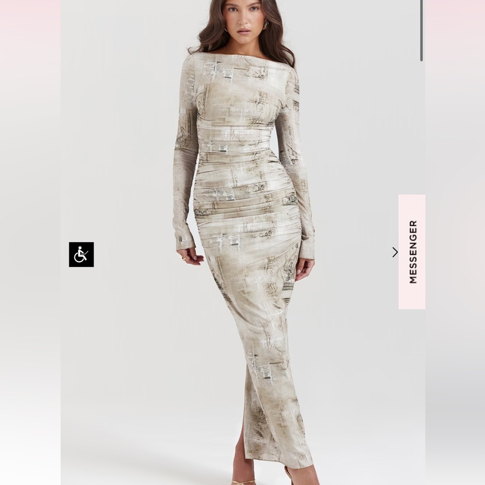 House of CB Lanetta Georgette Dress - Picture 5 of 8